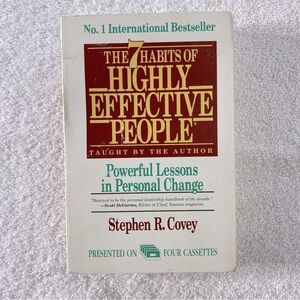 Vintage The 7 Habits of Highly Effective People Cassette Tape Audio Book